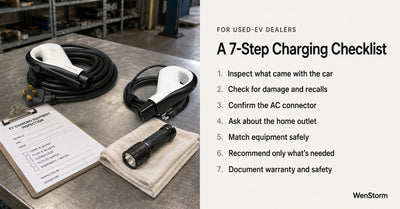 What Should Come With Every Used EV? A Dealer Charging Checklist