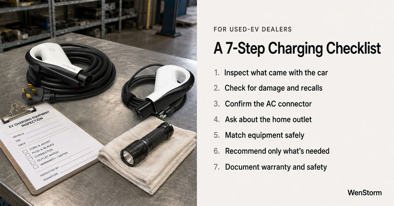 What Should Come With Every Used EV? A Dealer Charging Checklist