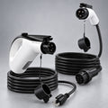 WenStorm apartment EV charging kit with 25 ft Level 1 J1772 portable charger and 21 ft 50A J1772 extension cable for non-Tesla EVs and plug-in hybrids.