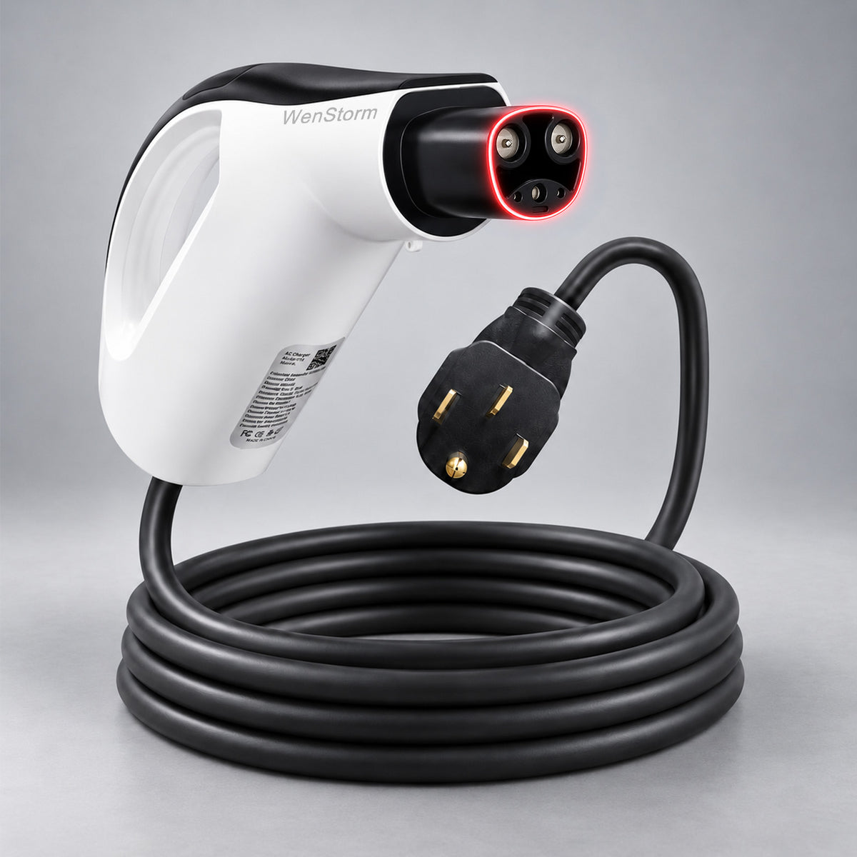 WenStorm Level 2 Portable EV Charger 32A NEMA 14-50 with 25FT Cable