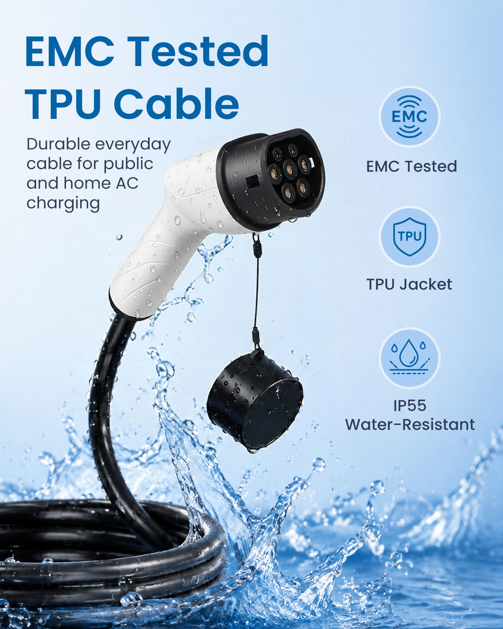 11kW Type 2 Charging Cable – Australia