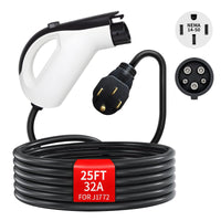 WenStorm Level 2 Portable EV Charger 32A NEMA 14-50 with 25FT Cable