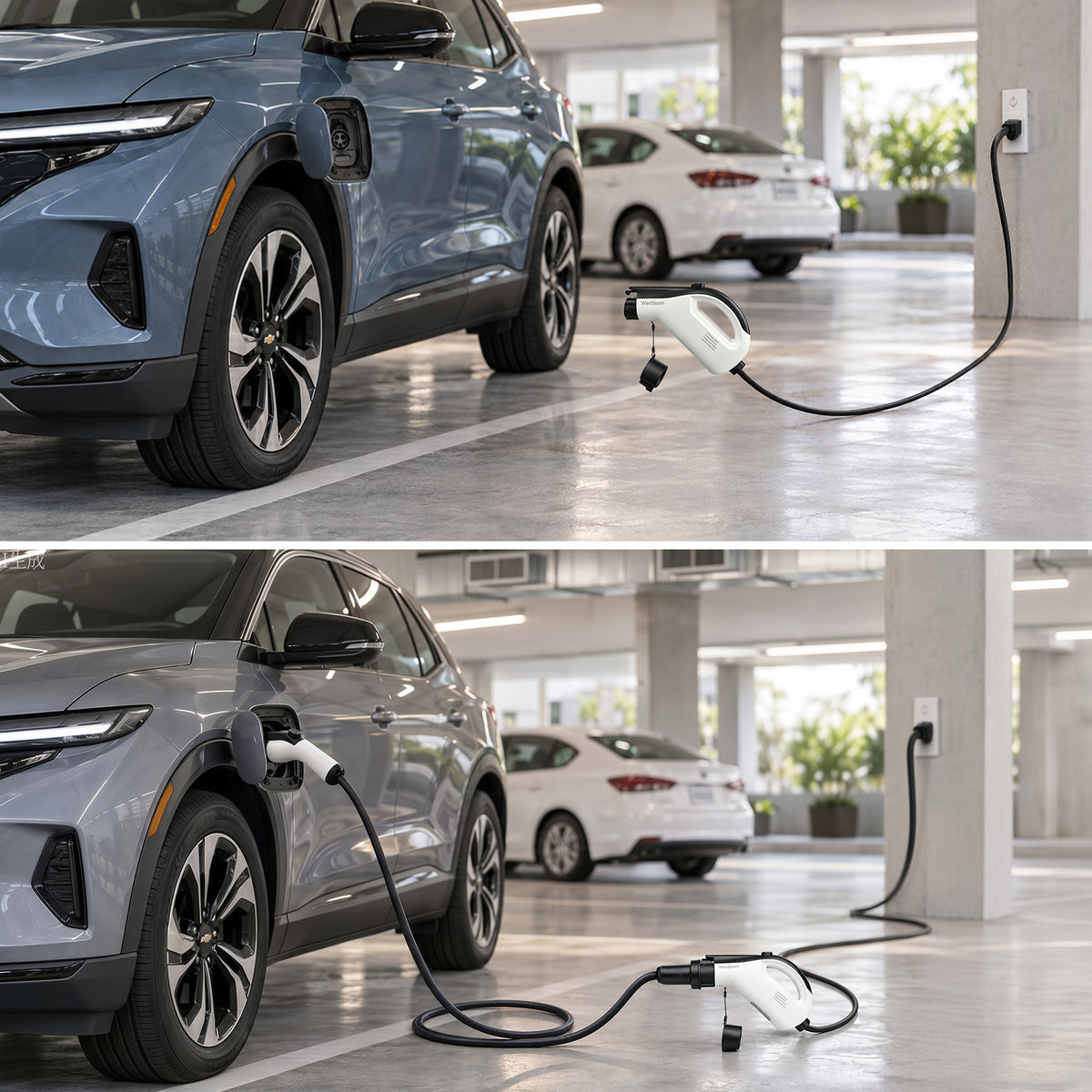 WenStorm apartment ev charging kits using in real situation