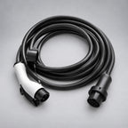 WenStorm J1772 EV extension cable with male and female J1772 connectors, designed to extend charging reach between a J1772 charger and compatible electric vehicle.