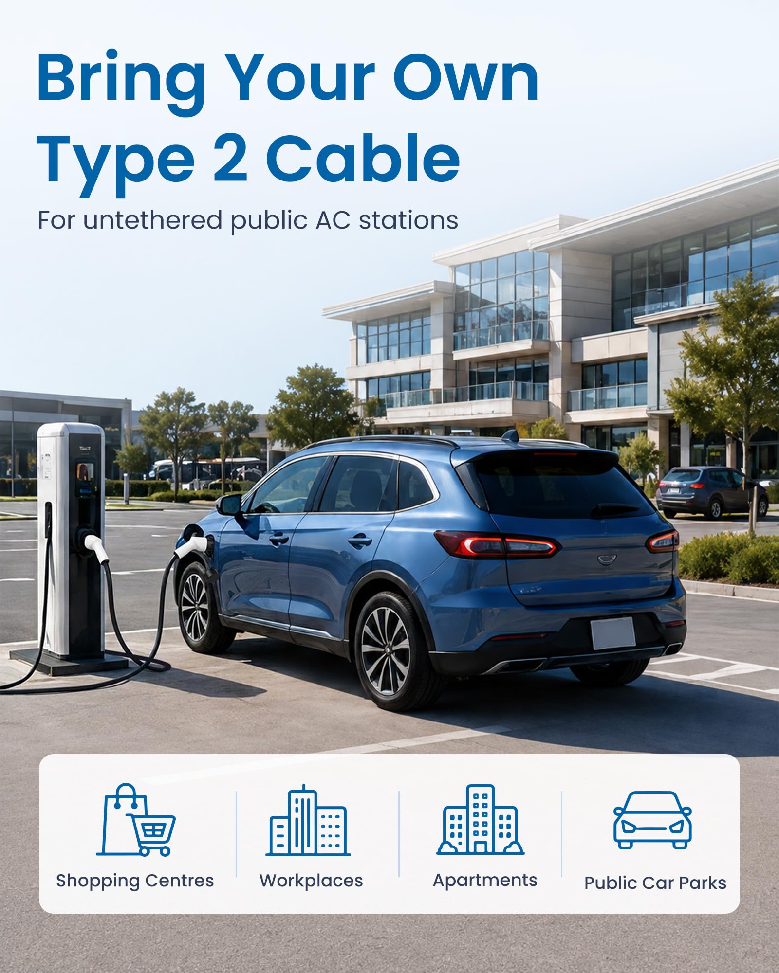 11kW Type 2 Charging Cable – Australia