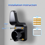 WenStorm J1772 EV charger holder installation instructions with included screws and wall anchors