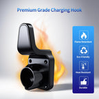 WenStorm J1772 EV charger holder wall mount with flame-retardant, heat-resistant, durable charging hook