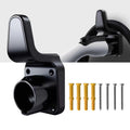WenStorm J1772 EV charger holder wall mount with cable hook, connector dock, screws, and wall anchors