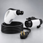 WenStorm Mixed-Connector Kit: NACS 32A portable charger with fixed NEMA 14-50 plug and separate NACS-to-J1772 adapter