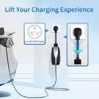 WenStorm NEMA 10-30P adapter connecting Tesla Gen 2 Mobile Connector to a 240V older dryer outlet for Level 2 EV charging
