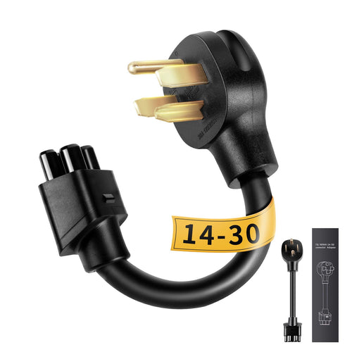 WenStorm NEMA 14-30P adapter for Tesla Gen 2 Mobile Connector with 240V Level 2 dryer outlet charging plug