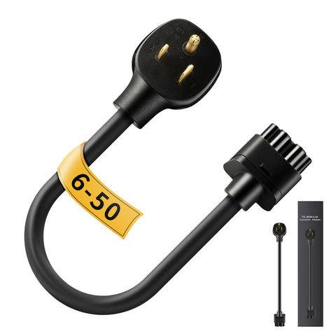 WenStorm NEMA 6-50P adapter for Tesla Gen 2 Mobile Connector with 240V Level 2 welder outlet charging plug