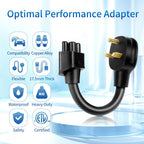 WenStorm NEMA TT-30P adapter for Tesla Gen 2 Mobile Connector with copper alloy pins, flexible cable, waterproof build, and ETL certification